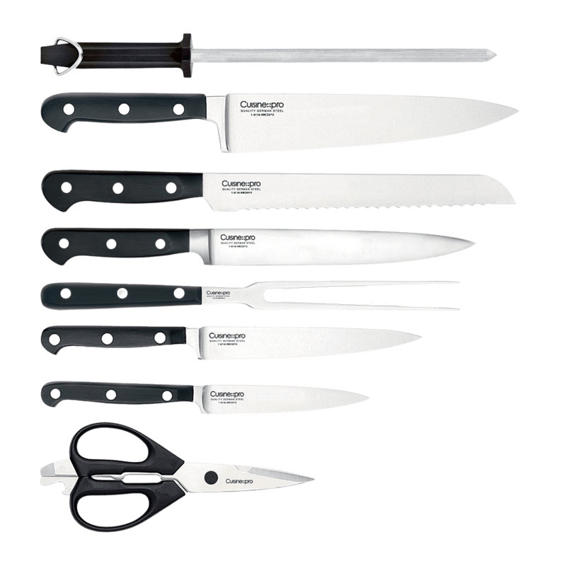 Cuisine::pro® SABRE Knife Block 9 Piece