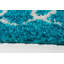 Tapis décoratif turquoise géométriques Chesnut-26067209