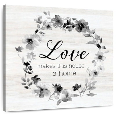 Plaque murale «Khylige Love Makes This House»