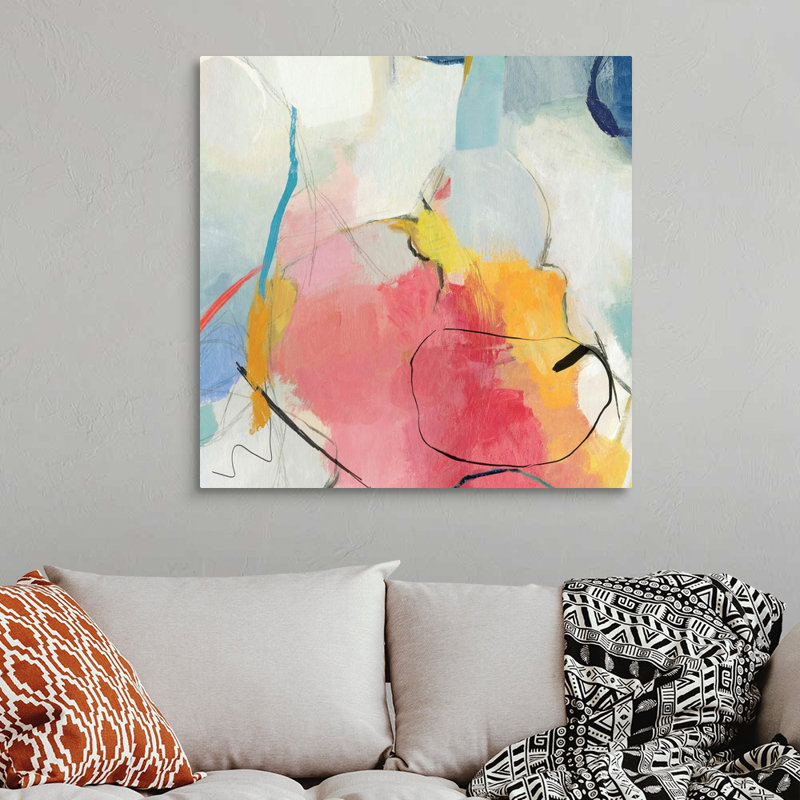 Watermelon II par PI Studio - reproduction sur toile, Toile tendue, H 36 po x l 36 po x P 1,25 po
