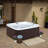 Lifesmart Spas LS600DX 230 Volt 7-Person 65-Jet Square Hot Tub with Ozonator