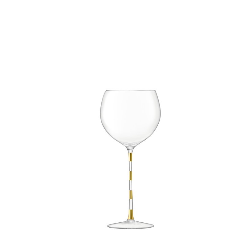 Deco Glass Wine Glass