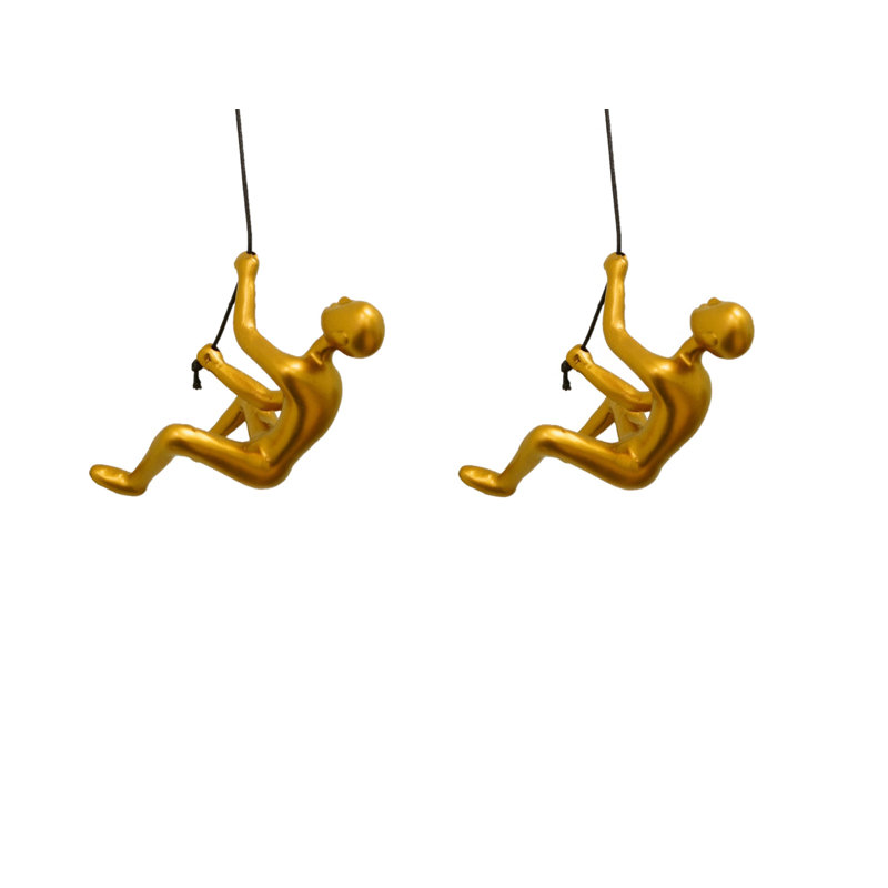 Ensemble de deux sculptures dimensionnelles en résine