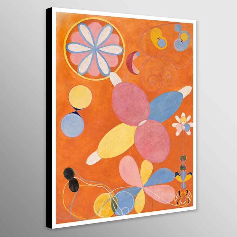 The Ten Largest No.4 Youth by Hilma AF Klint - Wrapped Canvas Print, 117cm H x 81cm W x 4cm D