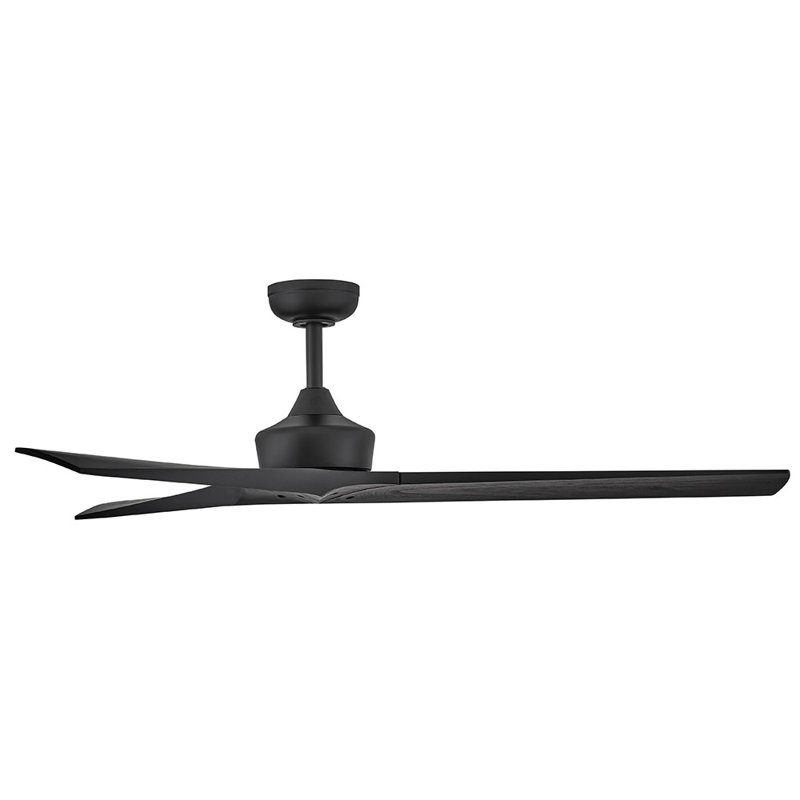 Hinkley Chisel Ceiling Fan, Matte Black