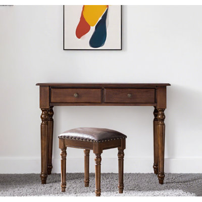 Bureau simple en bois massif American