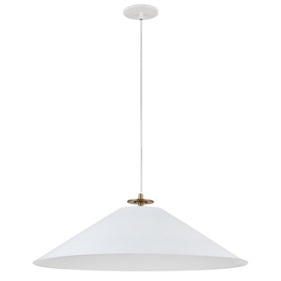 Luminaire suspendu incandescent 1 lumière Prerte