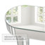 Aadan 120cm Glass Console Table