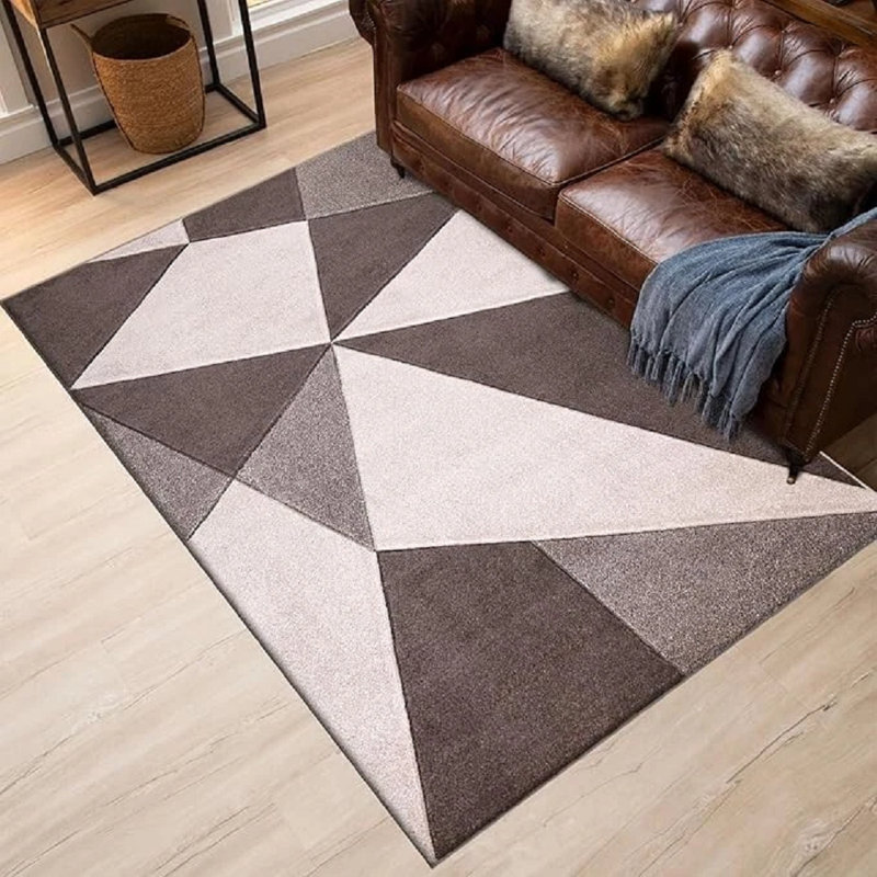 Solid Colour Indoor / Outdoor Area Rug, Rectangle 80 x 150 cm