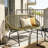 Modern Outdoor Patio Loveseat with PE Rattan Wicker and Metal Frame-48370253