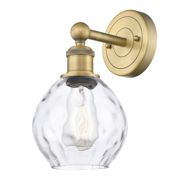 Chalco Armed Sconce, Brushed Brass