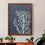 Coraux blancs sur toile indigo bleue C de qualité supérieure - prêts à être accrochés-1214824401