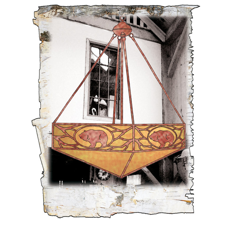 Rustic Lodge 4 - Light Pendant
