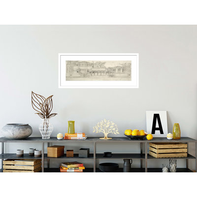 Oak Park Studio of Frank Lloyd Wright by Frank Lloyd Wright - Framed Giclee Print