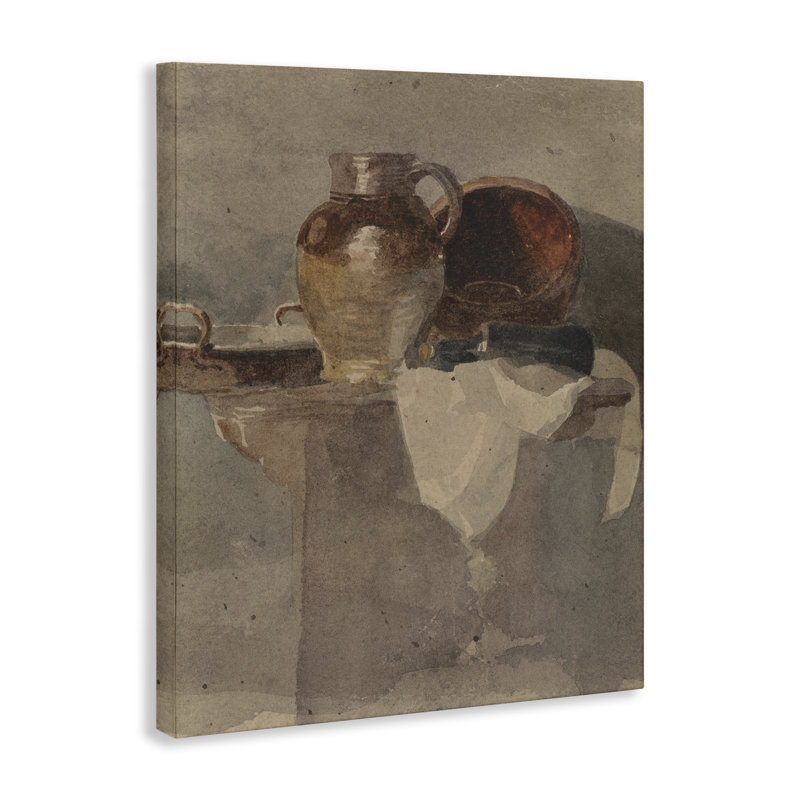  «Gray Still Life», art mural sur toile par Peter Dewint, H 48 po x l 36 po