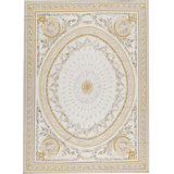Hand-Knotted High-Quality Beige and Beige Area Rug