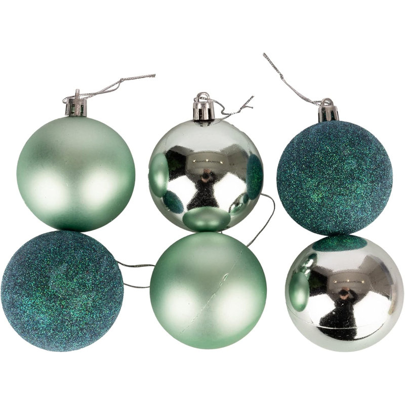 Polyvinyl Chloride (PVC) Bauble, Turquoise, 6cm H x 6cm W x 6cm D