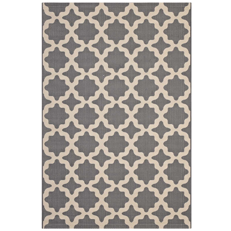 Modway Cerelia Moroccan Trellis Indoor and Outdoor Area Rug, Rectangle 8' x 10'