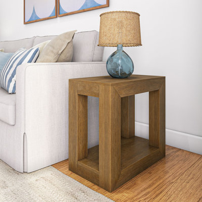 Dedie Solid Wood End Table