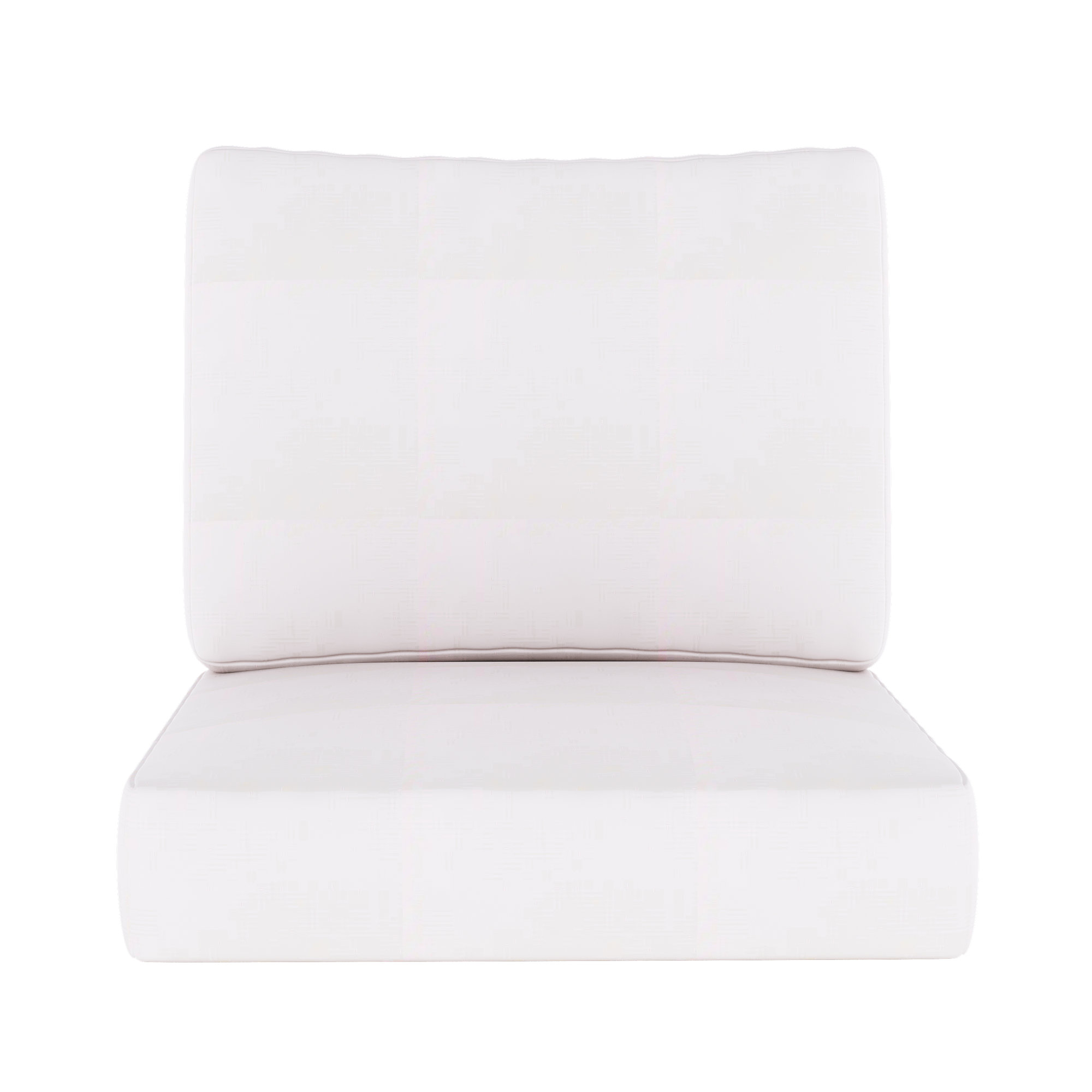 Lani Outdoor Sunbrella Seat/Back Cushion, Play Snow Sunbrella®