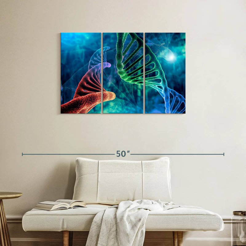 Keiri Two DNA Strands, 24" H x 38" W