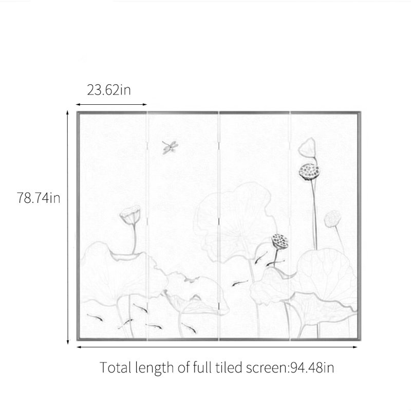Isidora, 78.74" H x 94.48" W x 1.18" D