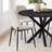 Folmar 39.5" W 5-Piece Round Dining Set with Chenille Chairs-95092224