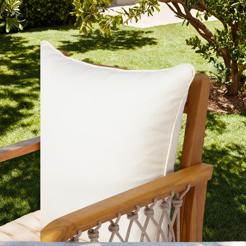 Outdoor Dining Chair, Cream 2