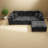 Comfortable Modular Sofas, Plush Corduroy, Modern Living Room Solution