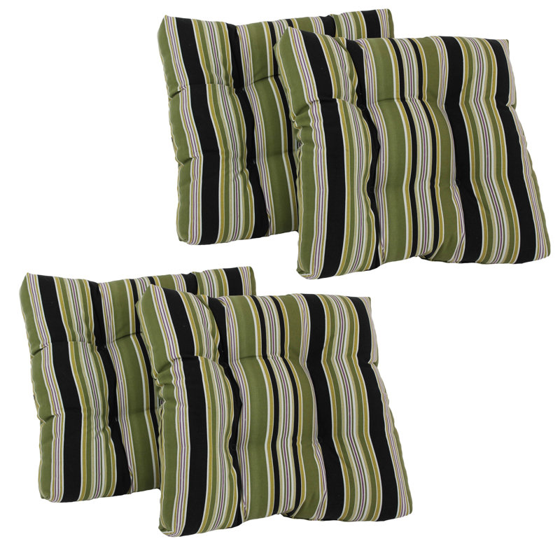 Outdoor 5'' Dining Chair Seat Cushion, Eastbay Onyx