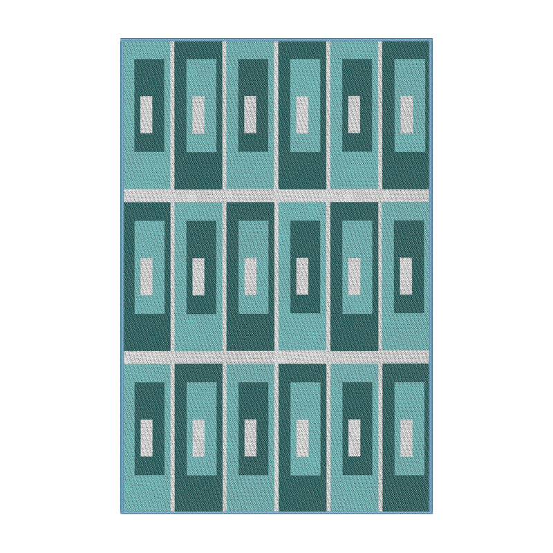 Pridemore Geometric Indoor Rug, Rectangle 4' x 6'