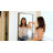 Molly Tempered Glass and Metal  Alloy Square-Corner Framed French Cleat Mounted Wall Bathroom / Vanity Mirror-1578174442