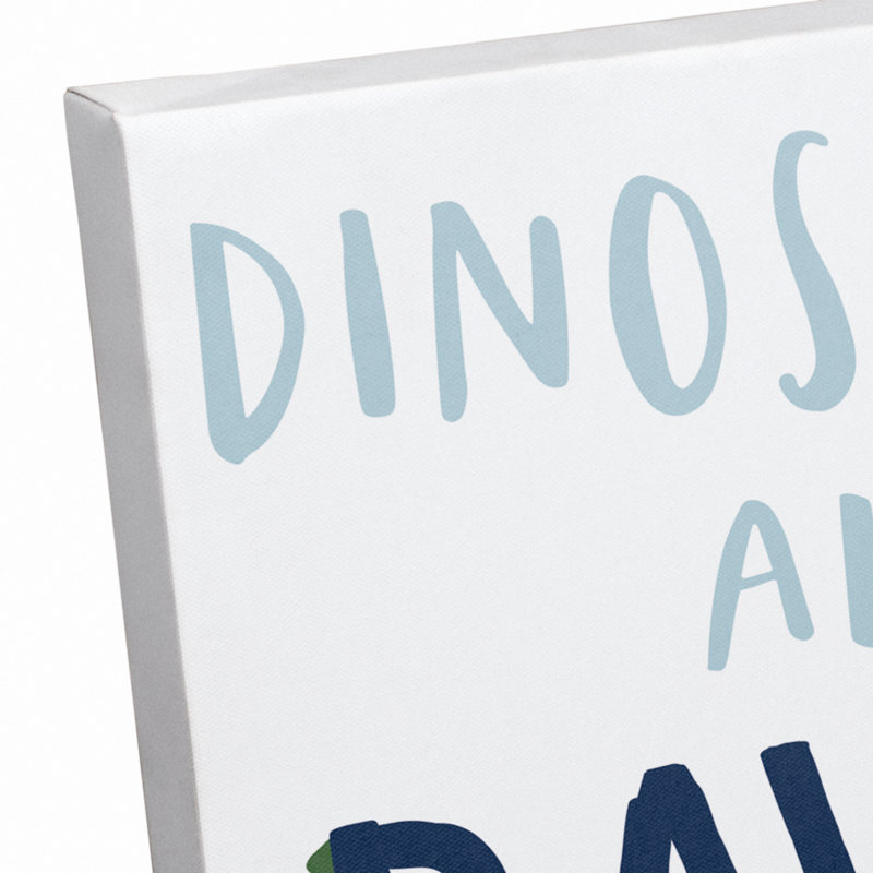« dinosaurs », art sur toile isard Britt, H 14 po x l 11 po x P 1,25 po, Orange