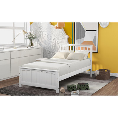 Lit plateforme en bois