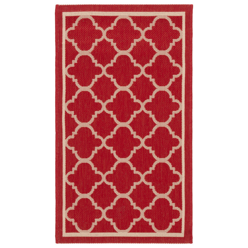 Herefordshire Performance Geometric Indoor/Outdoor Area Rug, Rectangle 2' x 3'7"