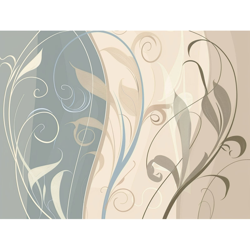 Swirling Tendrils Cool Bedding, Twin Comforter