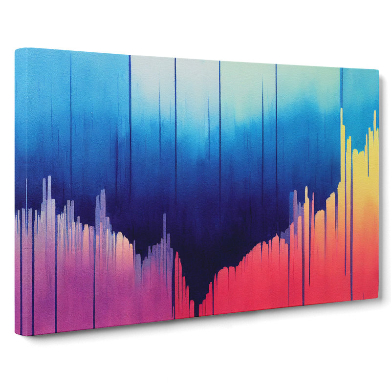 Equalizer Audio Vol.2 Abstract - Wrapped Canvas, 35cm H x 50cm W x 3cm D