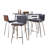 Marcel-Mason Swivel Counter Height Dining Set - 5 Piece-100758594-100758595