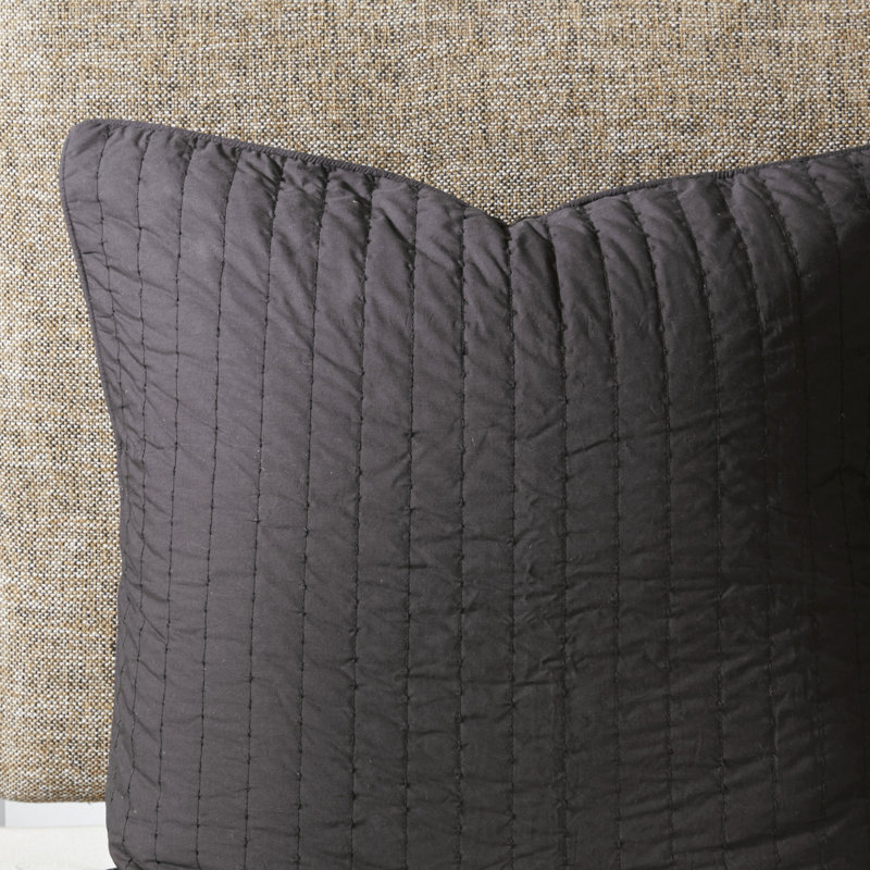 Mini ensemble d'édredon 100% jacquard INK + IVY Rhea, Édredon double / grand + 2 taies décoratives sta