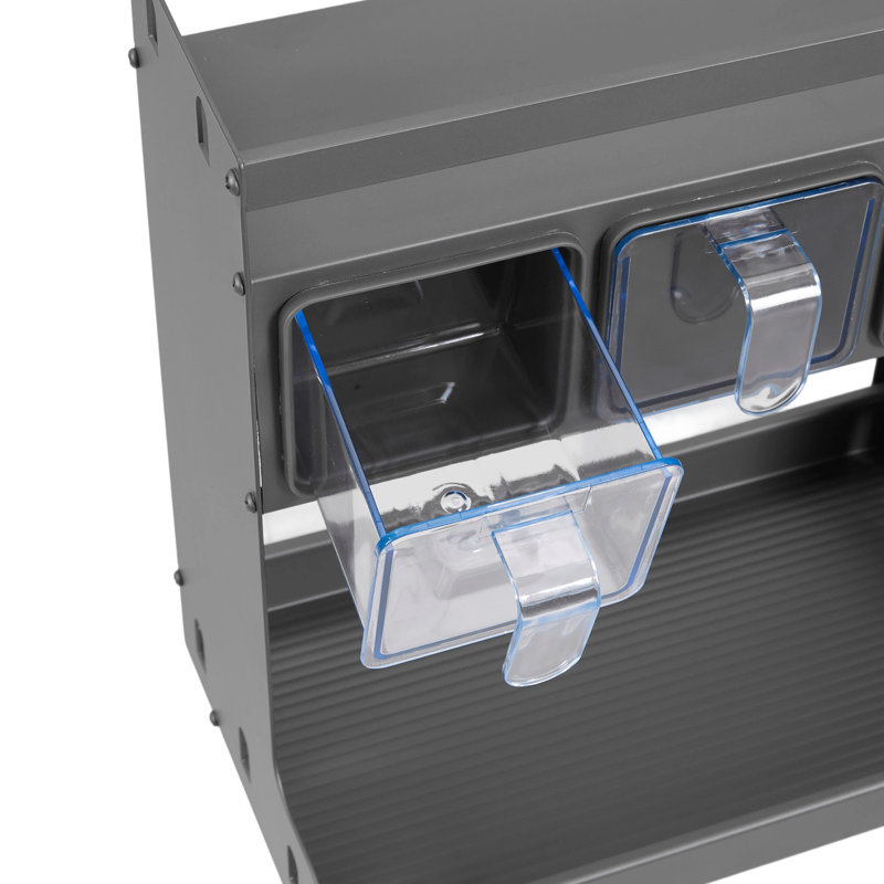 Wall Mounted Required Spice Rack, 28.5cm H x 26cm W x 15cm D