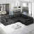 Black Faux Leather