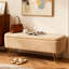 Banc de rangement avec repose-pieds Peardon, banc d'entrée avec rangement pour chambre à coucher Peardon-1054535862