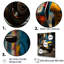 Urban Scooter Street Art, reproduction d'art sur toile-886613725-886613722