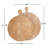 Jana 2 Piece Rubberwood Cutting Board Set