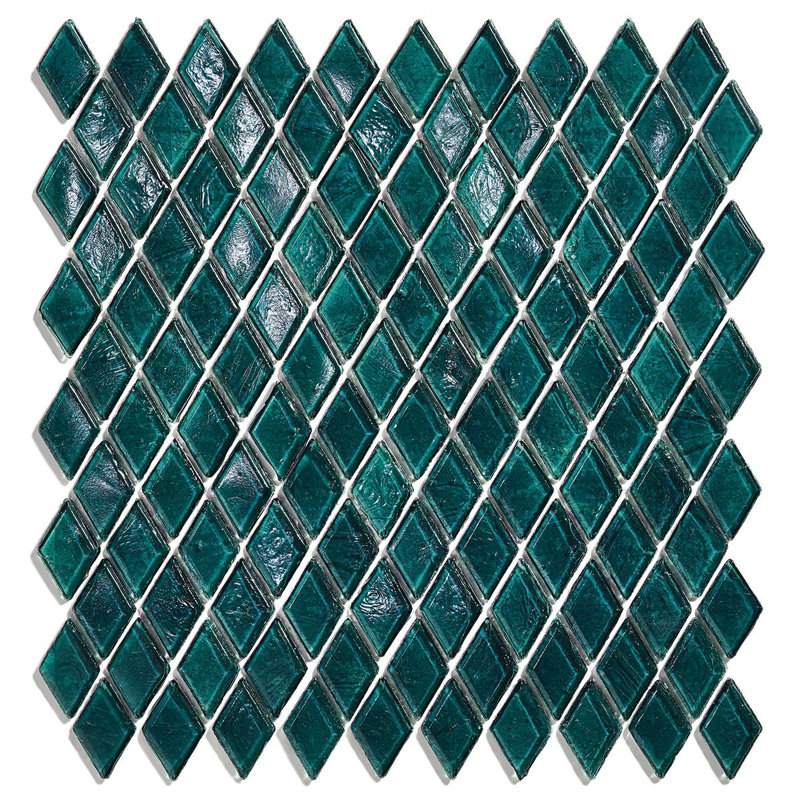 Anversa 7/8" x 1-5/8" Diamond Glass Mosaic