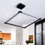 Lustre carré intégré à hauteur ajustable 24 po Atria
