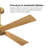 4-Soild Wood Blades Indoor Standard Ceiling Fan with Remote Down-Rod Mount-1495519739-1495519735-1495519725