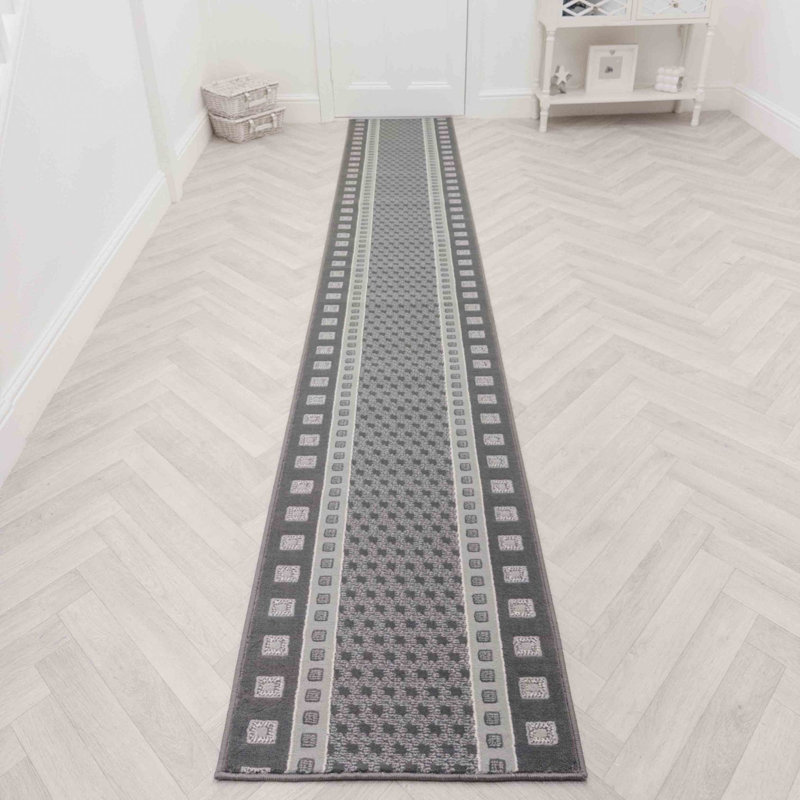Runner Geometric Area Rug, Runner 60 x 360cm