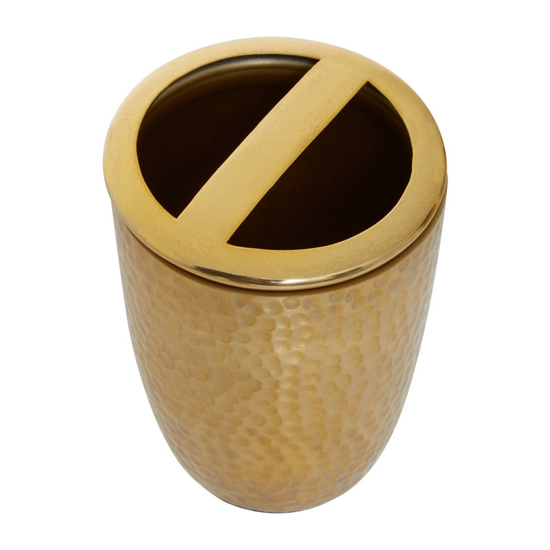 Strout Toothbrush Holder, Gold