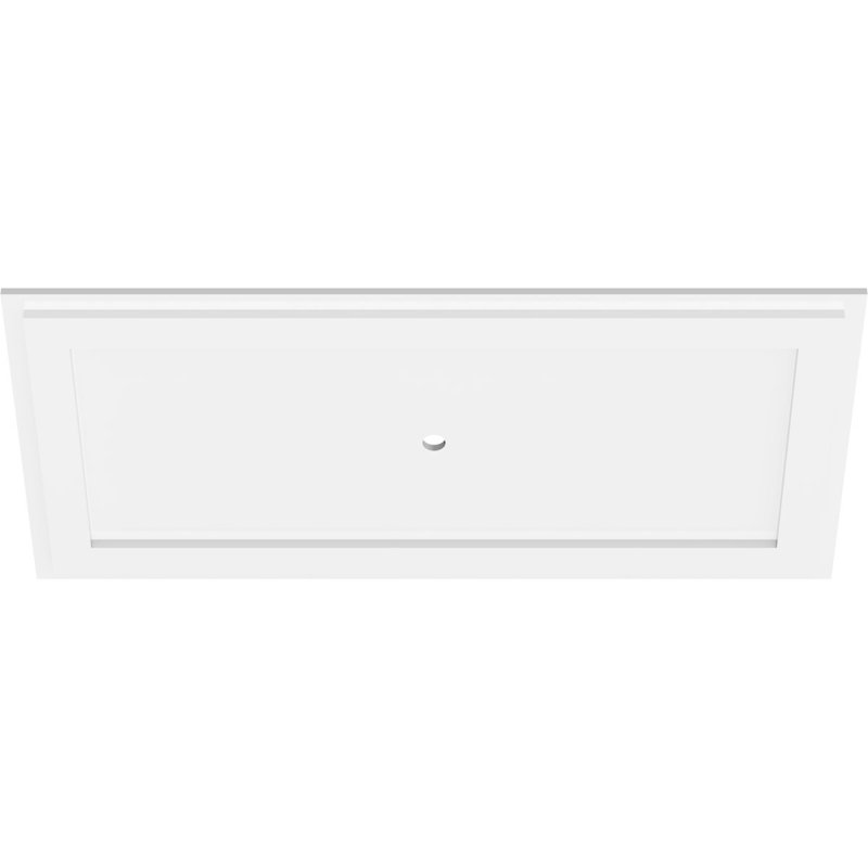 Médaillon de plafond contemporain en PVC de qualité architecturale, H 1 po x l 36 po x P 18 po